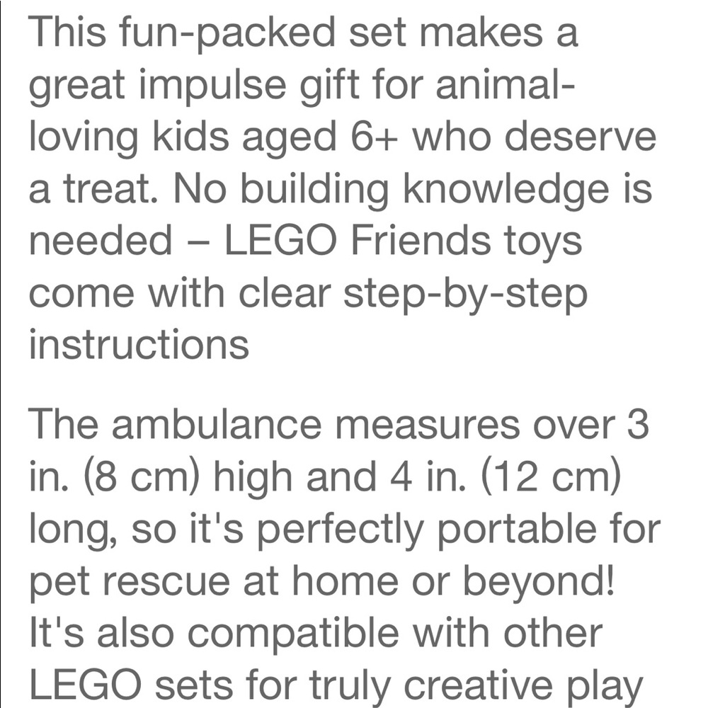 Lego Friends Vet Clinic Ambulance - Picture 9 of 9